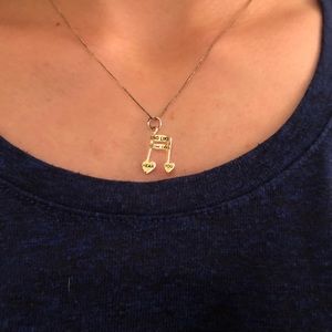 Music note necklace